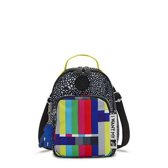 Kipling Alber MTV 3-in-1 Convertible Mini Bag Rugzak Gekleurd | België 1677AH